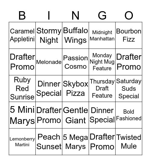 SKYBOX FOOTBALL 2016 Bingo Card
