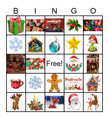 Christmas Bingo 3.3 Bingo Card