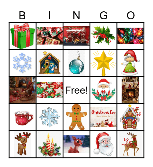 Christmas Bingo 3.3 Bingo Card