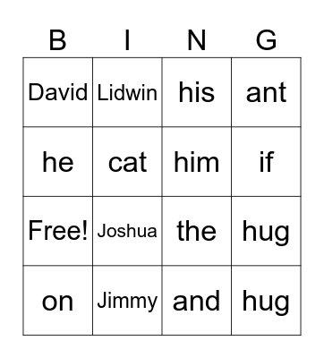 RMK 90 Bingo Card