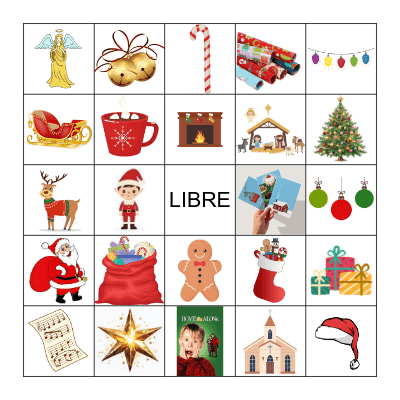 Loto de Navidad Bingo Card