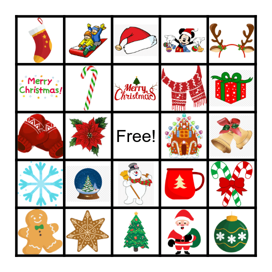 Christmas Bingo Card