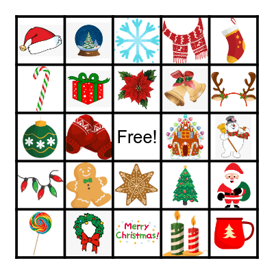 Christmas Bingo Card