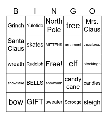 CASSE CHRISTMAS '24 Bingo Card