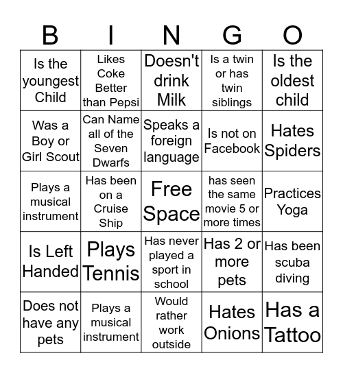Bingo Ball Bingo Card