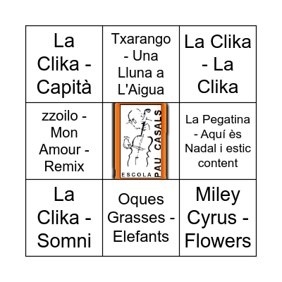 QUINA MUSICAL NADALENCA Bingo Card