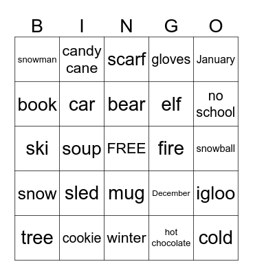 Period 6 Bingo Card
