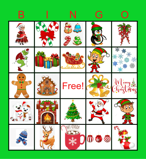 Christmas Bingo Card