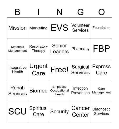 STF LDI 2024 Holiday BINGO Card