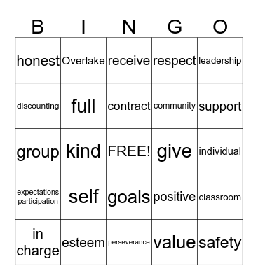 Adventurers Bingo Card