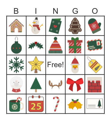 Sanveo Christmas Bingo! Bingo Card