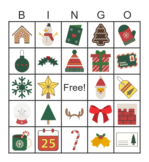Sanveo Christmas Bingo! Bingo Card