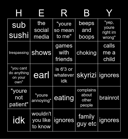 herbingo Card