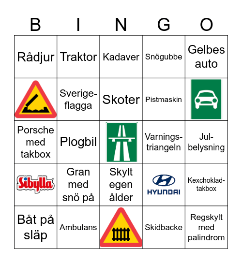 Sigges specialbingo Card