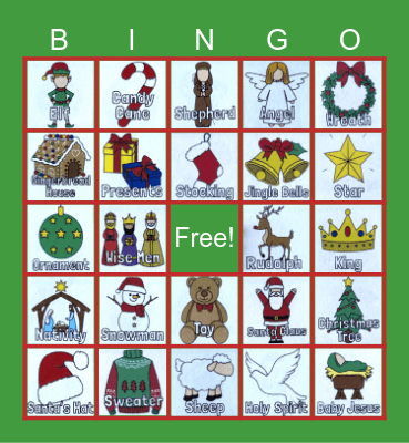 Christmas Bingo Card