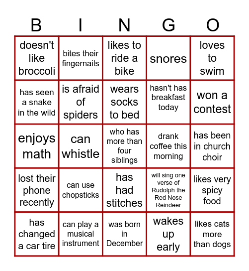 MHCO Co-Worker Bingo      Find Someone Who Bingo Card