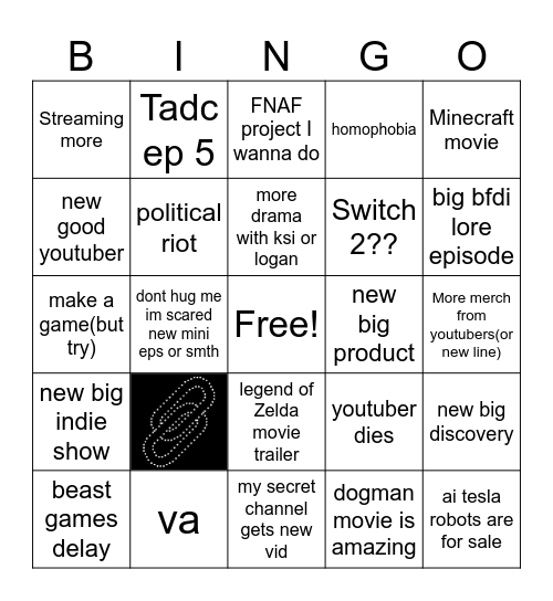 2025 bingo Card