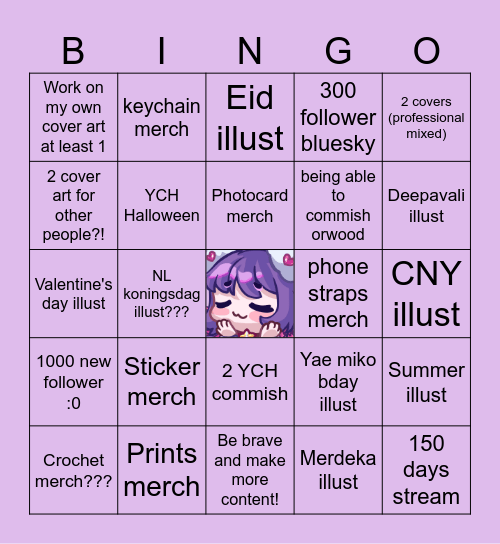 RENALYRICA 2025 BINGOALS Bingo Card