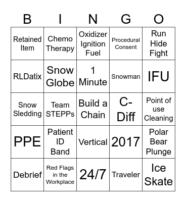 2024 End of Year Re-Cap Bingo Card