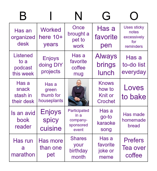 Coworker HQY Bingo Card