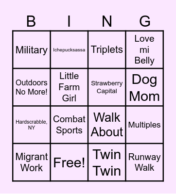 Get to Know Me! Bingo Card