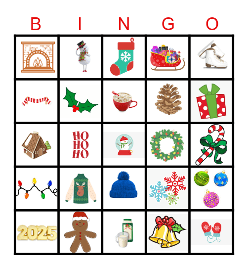 HROC Holiday Bingo! Bingo Card