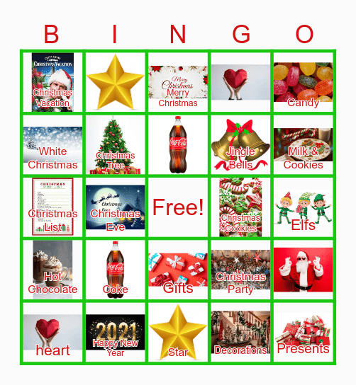 CHRISTMAS BINGO Card