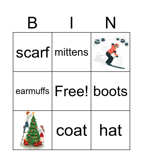 Winter Bingo Card