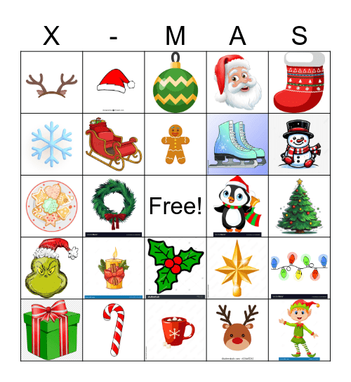 XMAS Bingo Card