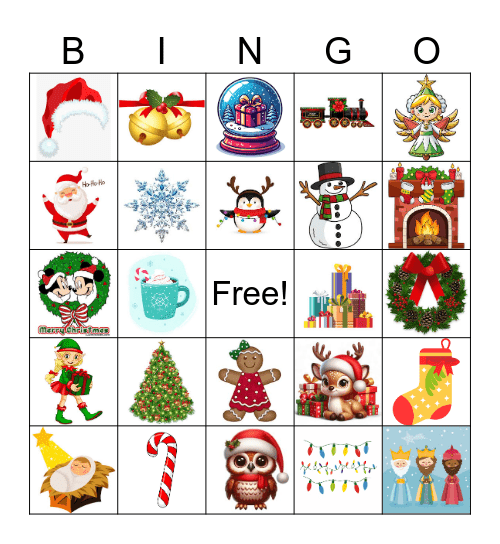 Christmas BINGO! Bingo Card