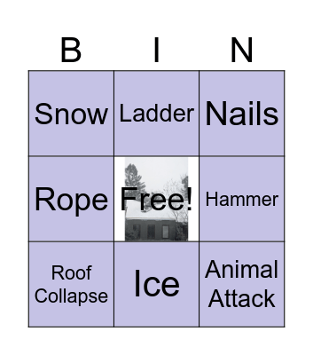 Mike's "Accident" Bingo Card