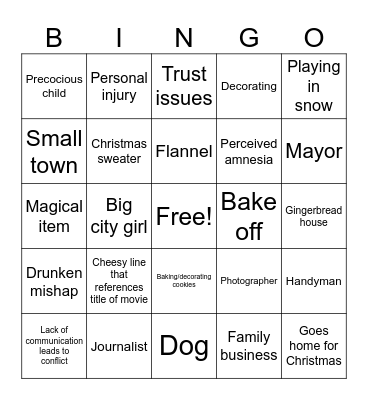 Holly Jolly Bingo Card