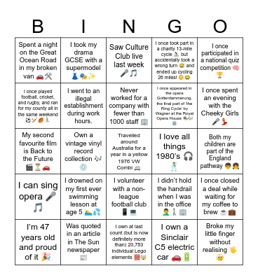 Bolado’s Buzzword Bingo Card