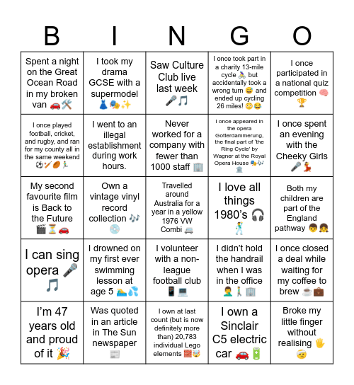 Bolado’s Buzzword Bingo Card