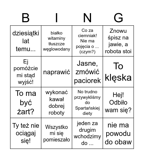 Bylo Sobie... Zycie 🌱 - Łańcuch pokarmowy 🧬 Bingo Card