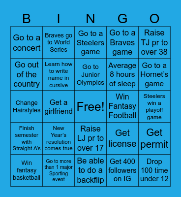 2024 Bingo Card Bingo Card