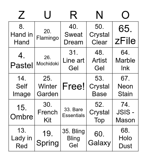 CHRISTMAS BINGO Card