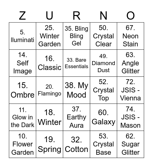 CHRISTMAS BINGO Card