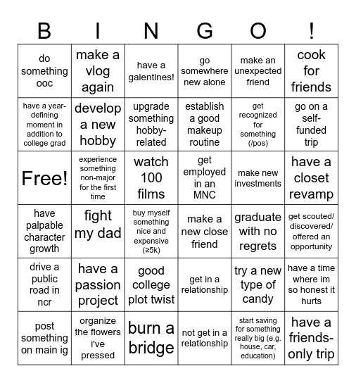 cheech 2k25 bonanza Bingo Card