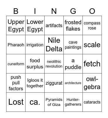 Holidays 1 Bingo Card