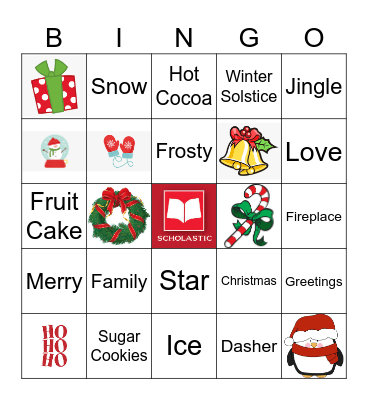 Holiday Bingo Card