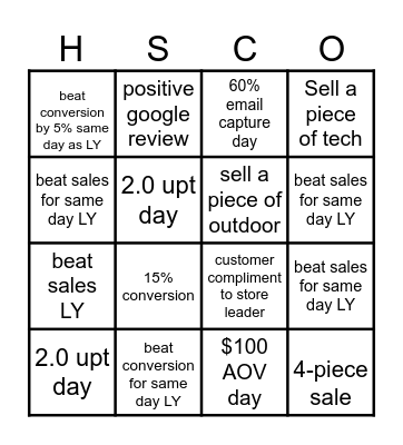 Boxing Day Bingo! Bingo Card