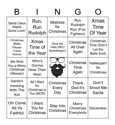 HOLIDAY | RD 2 | ROCK Bingo Card