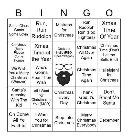 HOLIDAY | RD 2 | ROCK Bingo Card