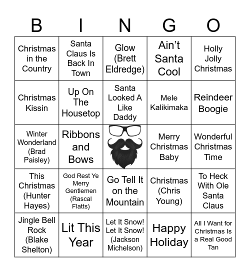 HOLIDAY | RD 4 | COUNTRY Bingo Card