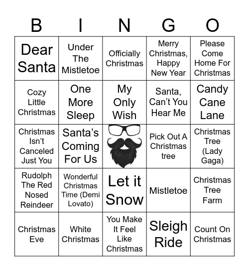 HOLIDAY | RD 3 | POP Bingo Card