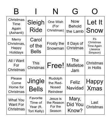#GrinchGroovesBingo Card