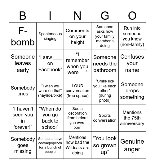 Zimmermann Winterhaven Bingo Card