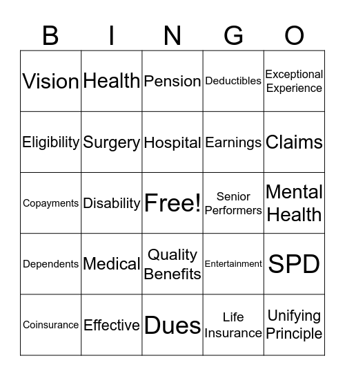 PSD Huddle  Bingo Card