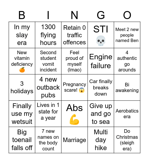 . Bingo Card